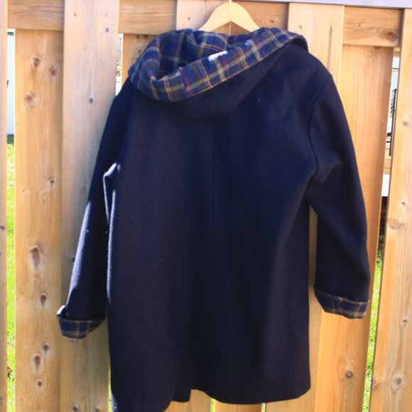 Sequence Peacoat Women's Size Large Toggle Closure Coat Women's Size Large - Picture 2 of 3